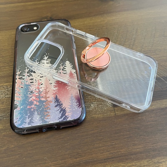 Rose Gold Colored Smart Phone Ring Stand - Picture 2 of 3